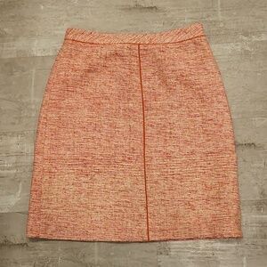 💕ANN TAYLOR💕 Elegant Tweed Skirt ~ Pink 10